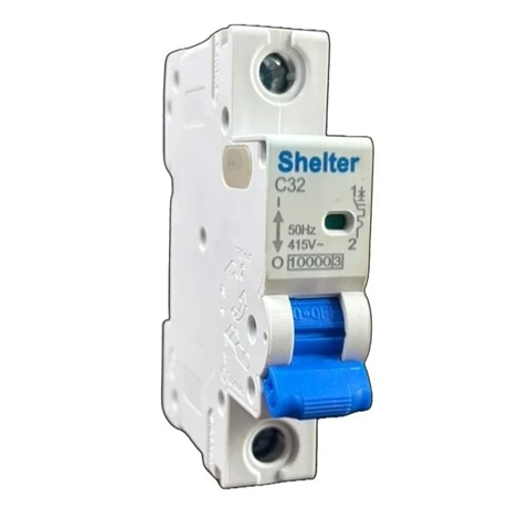 Shelter 32A SP MCB