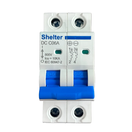 Shelter Solar C06 DP 800V DC MCB