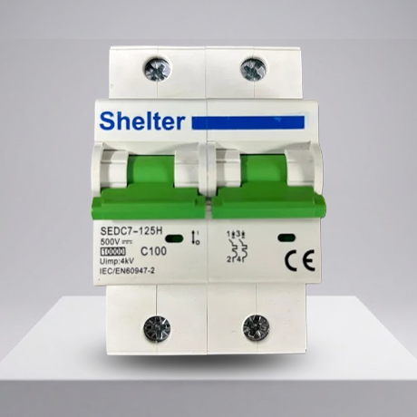 Shelter DP 100A 500V DC MCB
