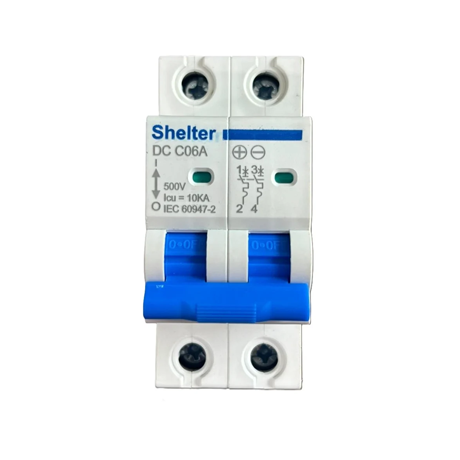 Shelter DP MCB DC 06A 500V